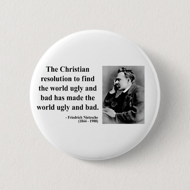 Nietzsche Quote 8b 6 Cm Round Badge (Front)
