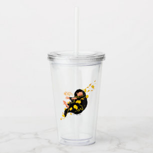 Niffler Floating With Gold Acrylic Tumbler