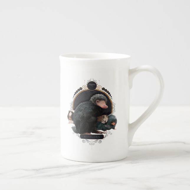 NIFFLER™s Art Nouveau Portrait Bone China Mug (Right)