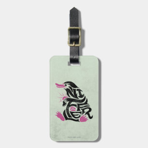 NIFFLER™ Typography Graphic Luggage Tag