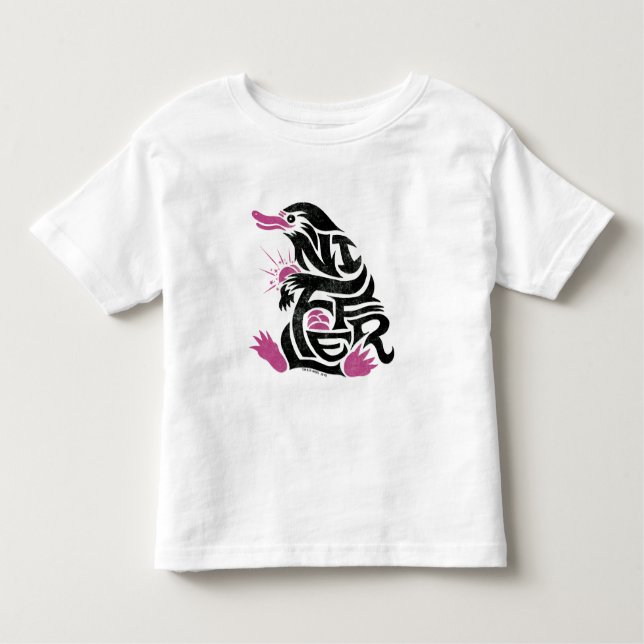 NIFFLER™ Typography Graphic Toddler T-Shirt (Front)