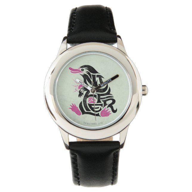 NIFFLER™ Typography Graphic Watch (Front)