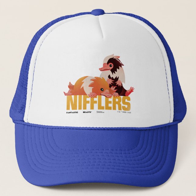 Nifflers Vintage Graphic Trucker Hat (Front)