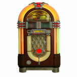 Nifty 50s Jukebox Sculpture Standing Photo Sculpture<br><div class="desc">Acrylic photo sculpture of a 50s style jukebox. This is a great 50s party décor piece that can be used most anywhere, even in a centerpiece! See matching acrylic photo sculpture keychain, magnet and ornament. See the entire Nifty 50s Photo Sculpture collection in the DECOR | Props & Centerpieces section....</div>
