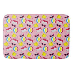 Nifty fifties - beach party bath mat