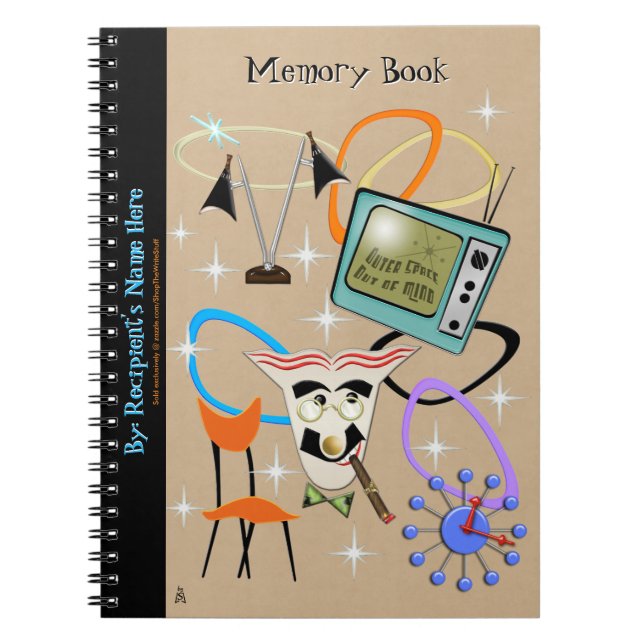 Nifty Fifties Iconic Images - Personalised Notebook (Front)