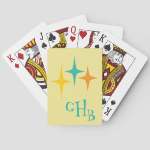 Nifty fifties - triple starburst playing cards