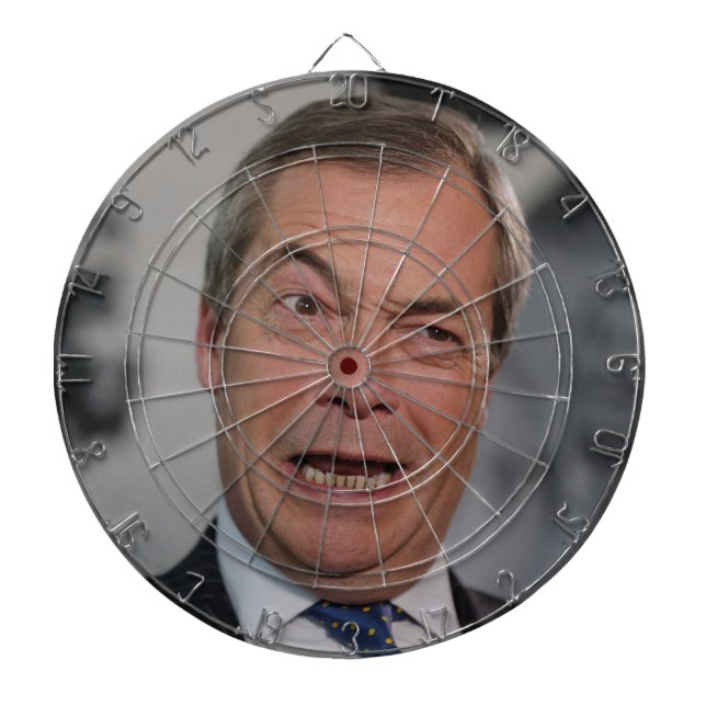 Nigel Farage Dartboard (Front)