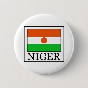 Niger 6 Cm Round Badge