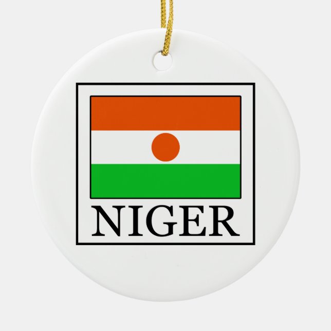 Niger Ceramic Tree Decoration (Front)