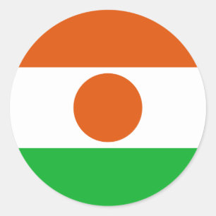 Niger Flag Classic Round Sticker
