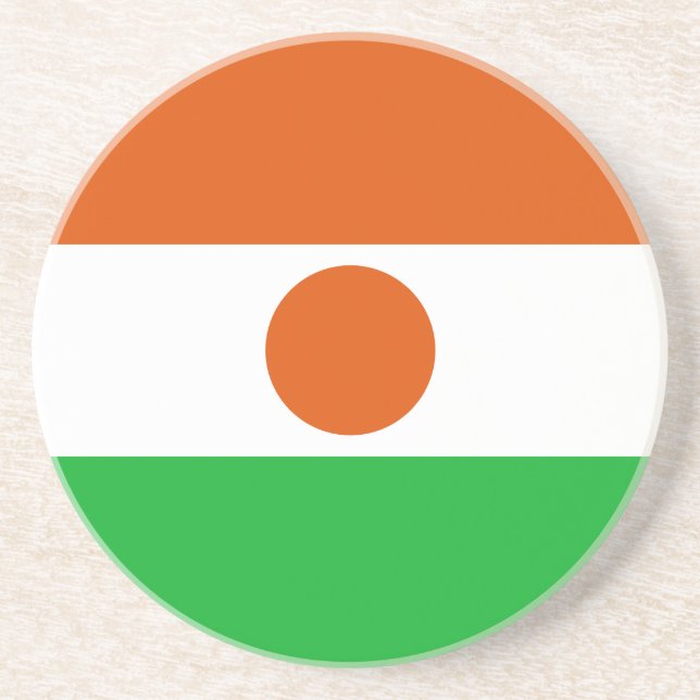 Niger Flag Coaster (Front)