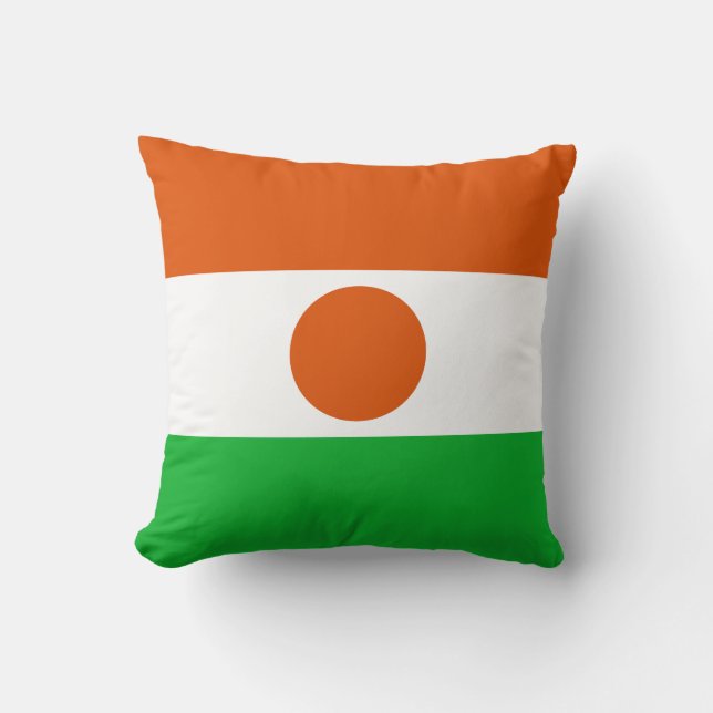Niger Flag Cushion (Front)
