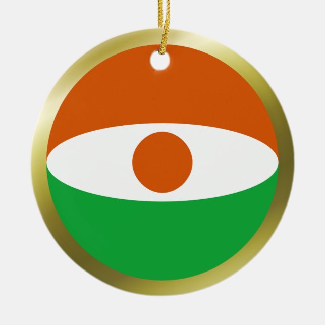 Niger Flag Ornament (Front)