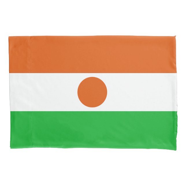 Niger Flag Pillowcase (Front)