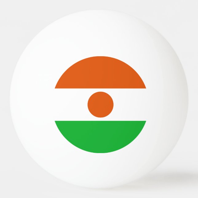 Niger Flag Ping Pong Ball (Front)