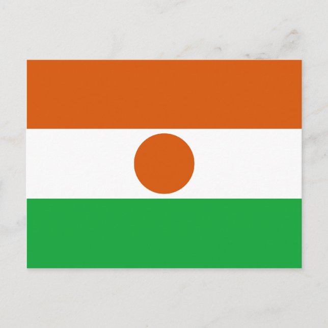 Niger Flag Postcard (Front)