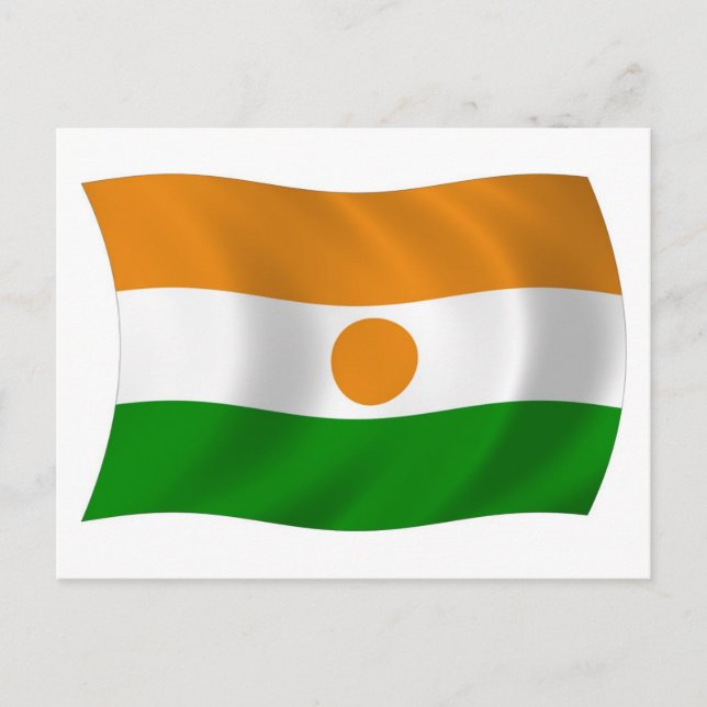 Niger Flag Postcard (Front)