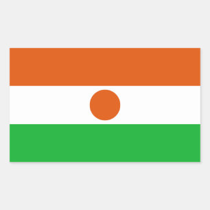 Niger Flag Rectangular Sticker