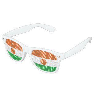 Niger Flag Retro Sunglasses