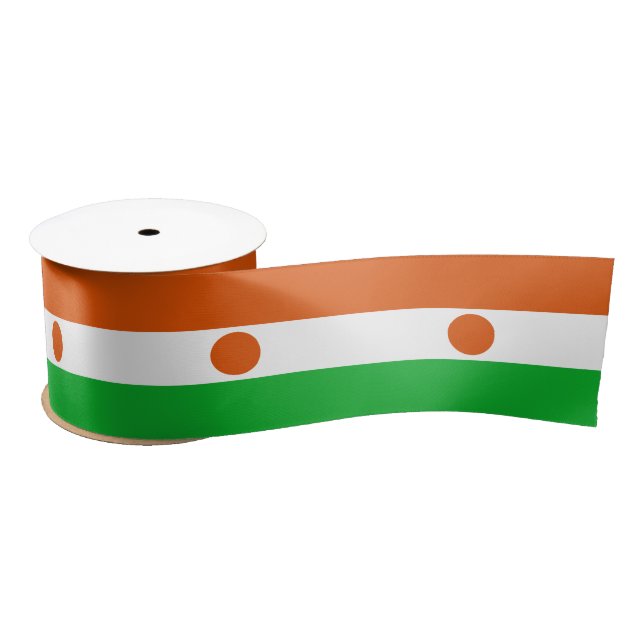 Niger Flag Satin Ribbon (Spool)