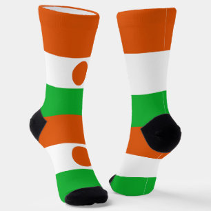 Niger Flag Socks
