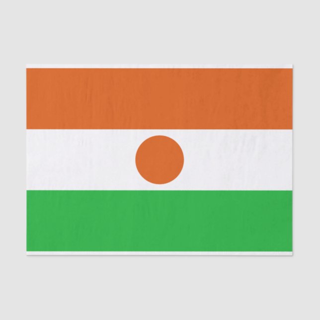 Niger Flag Tissue Paper (Front)