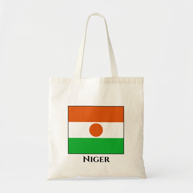 Niger Flag Tote Bag (Front)