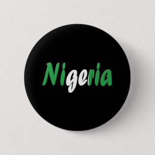 Nigeria 6 Cm Round Badge