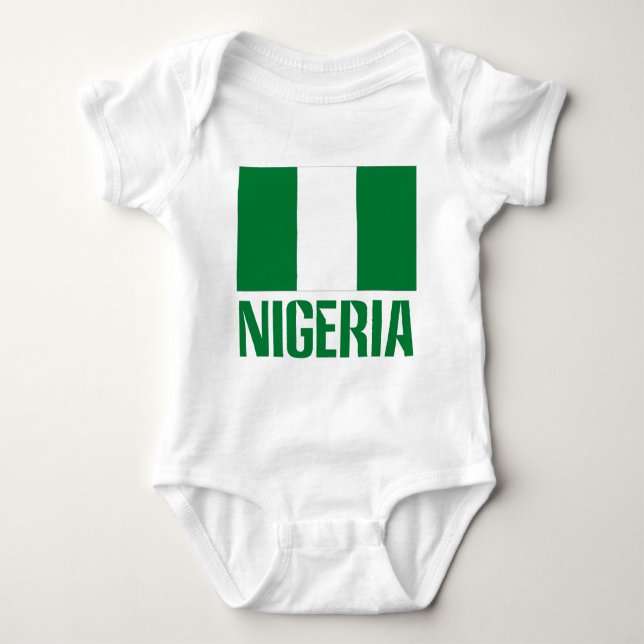 Nigeria Baby Bodysuit (Front)