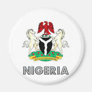 Nigeria Coat of Arms Magnet