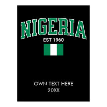 Nigeria Est. 1960 — Personalised Legacy of Pride P