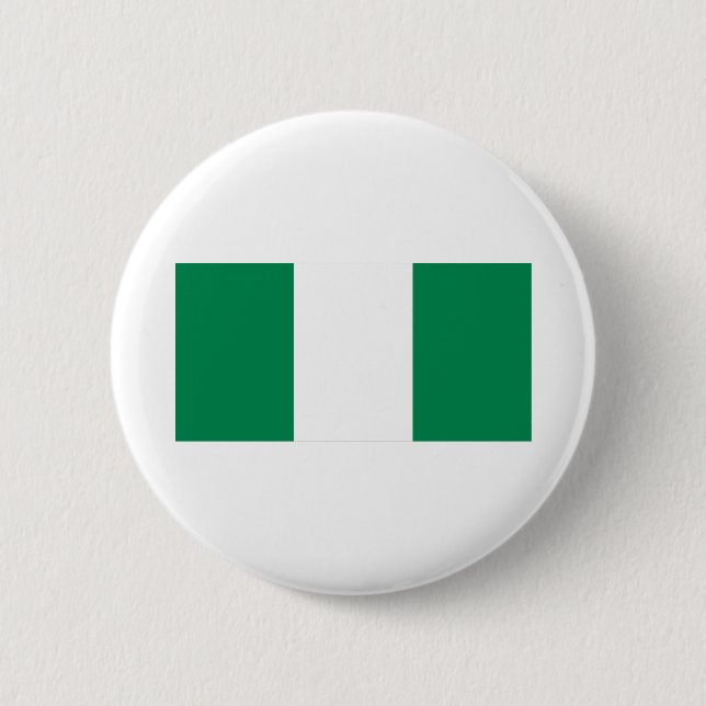Nigeria Flag 6 Cm Round Badge (Front)
