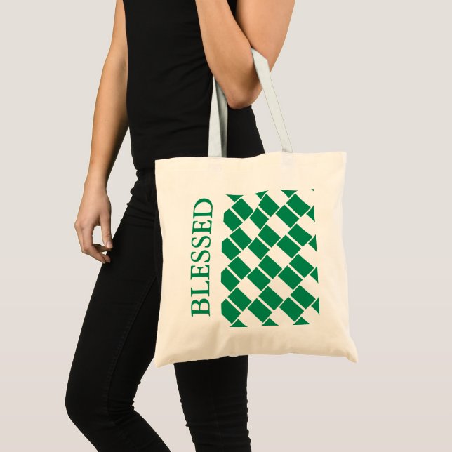NIGERIA FLAG Blessed Tote Bag (Front (Product))