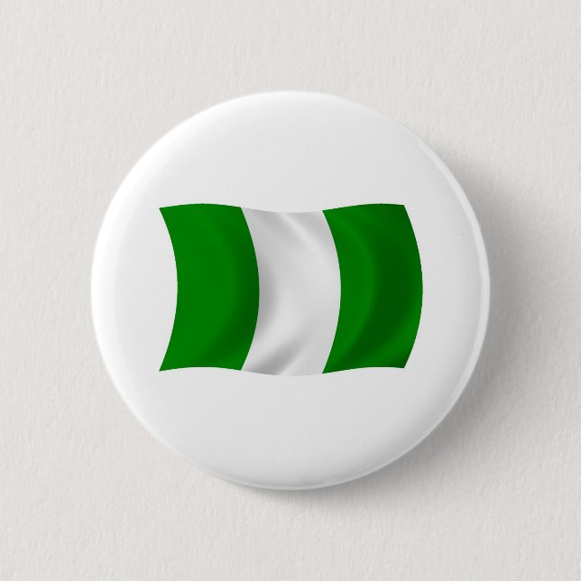 Nigeria Flag Button (Front)