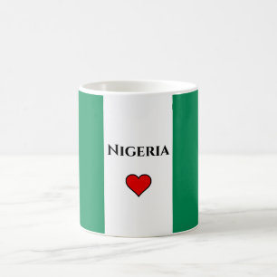 Nigeria Flag Classic Mug, 11 oz Coffee Mug