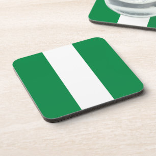 Nigeria flag coaster