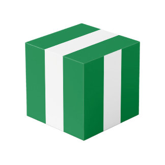 Nigeria flag cube