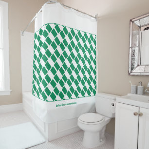 NIGERIA FLAG Customised Scripture Nigerian Shower Curtain