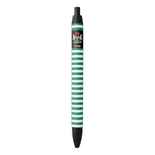 Nigeria Flag Cute Patriotic Black Ink Pen