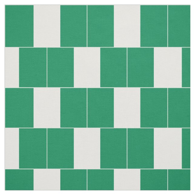 Nigeria Flag Fabric (Swatch)