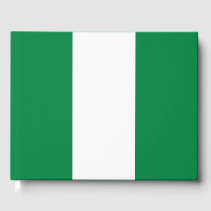 Nigeria flag guest book