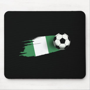 Nigeria Flag Jersey Nigerian Soccer Team Nigerian Mouse Pad