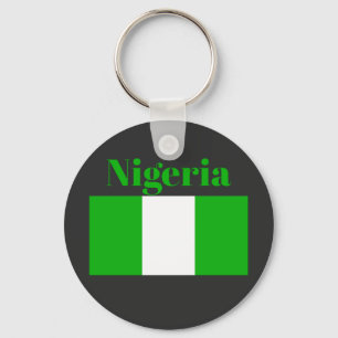 Nigeria Flag Key Ring