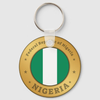 Nigeria Flag Key Ring