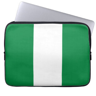 Nigeria flag laptop sleeve
