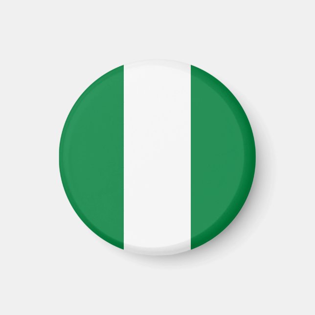 Nigeria flag magnet (Front)