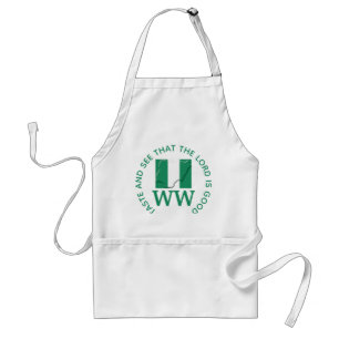 NIGERIA Flag MONOGRAM Customised Scripture Standard Apron
