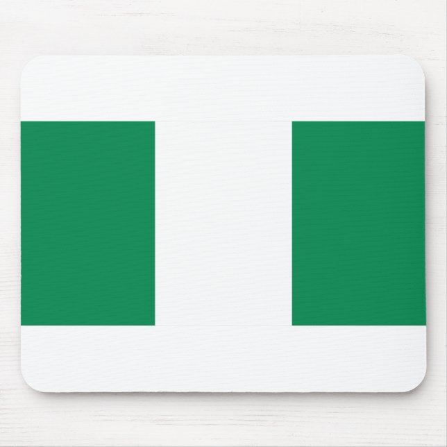 Nigeria Flag Mouse Pad (Front)