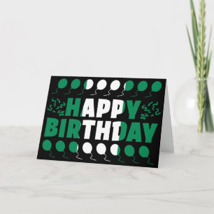 Nigeria Flag Patriotic Birthday Card